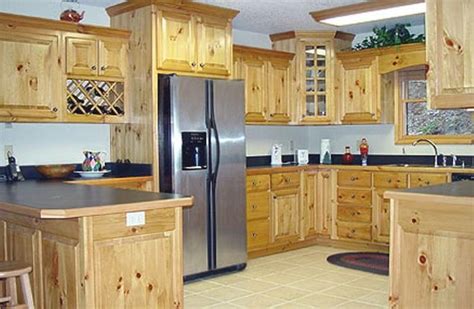 And the super finish max sprayer from homeright made it quick(er) and easy. Pine kitchen cabinets: original rustic style | Kitchens ...