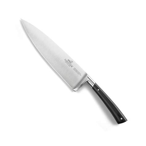 Avec toque blanche, lion sabatier signe une version contemporaire de sa collection ideal. Couteau Chef Sabatier
