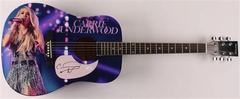 Carrie Underwood Signed 41 Acoustic Guitar Jsa Coa Pristine Auction
