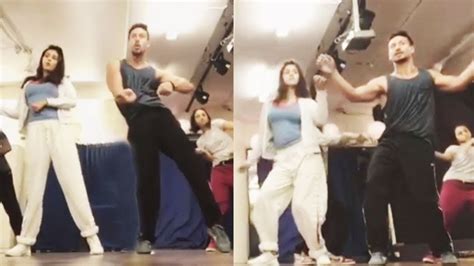 tiger shroff and girlfriend disha patani s amazing dance session full video baaghi 2 youtube
