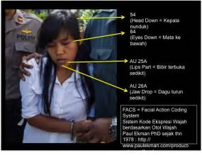 Namun ketika stres misalnya ketika seseorang tahu dia berbohong, dia akan berkedip lebih banyak biasanya enam kali secara berurutan, terang mark. Ekspresi Wajah Orang Berbohong : Walaupun anda tidak dapat ...
