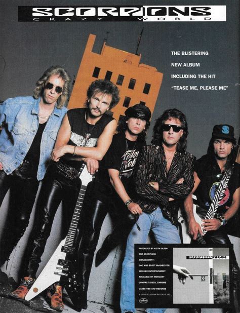 Scorpions Promotional Ad Fromthewaybackmachine