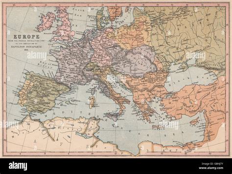 Europe 1793 à 1815 Guerres Napoléoniennes La Confédération Du Rhin