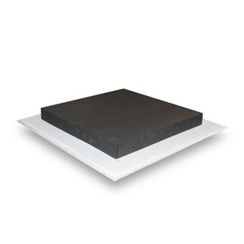 It's easy to install and easy to clean with just soap and water. Suspended Ceiling Foam Tile