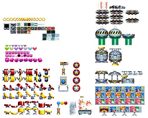 Sonic Mania Items Objects Misc Sprites By Alex13art On Deviantart