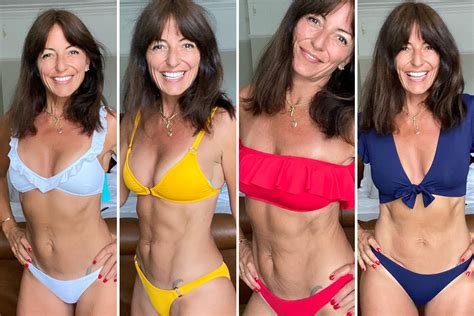 Davina Mccall 52 Shows Off Her Incredible Body As She Strips To Bikinis In Her Bedroom After