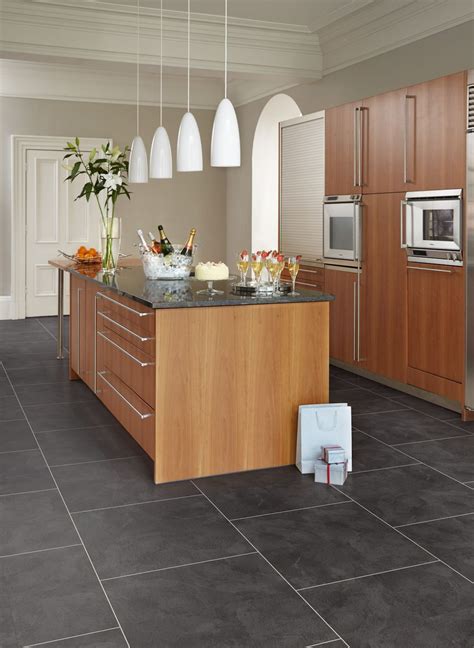 Some Examples Of Modern And Traditional Kitchen Floor Ideas Vinyl