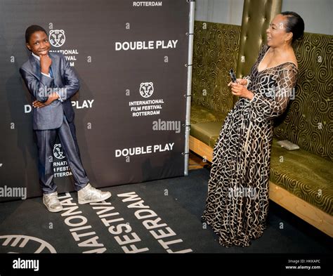 dani dare and traci dickerson at the premiere of the movie double play at the rotterdam film