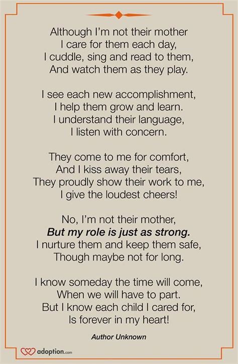 Foster Parenting Poem I See Each New Accomplishment I Help Them Grow