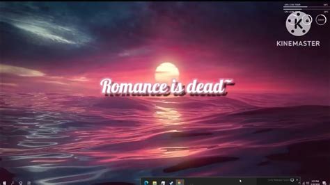 Romance Is Dead 💀 Baileyspinn Lyricvideo Youtube