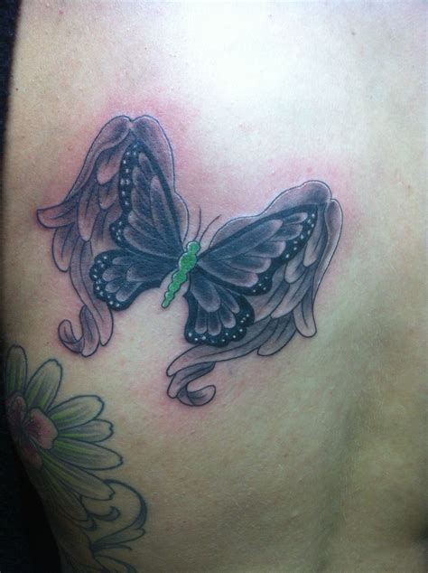Butterfly Angel Tattoo Mom Tattoos Butterfly Tattoo Flower Tattoo