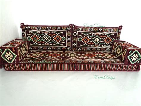 Arabic Style Majlis Floor Sofa Set Floor Couch Oriental Etsy Canada