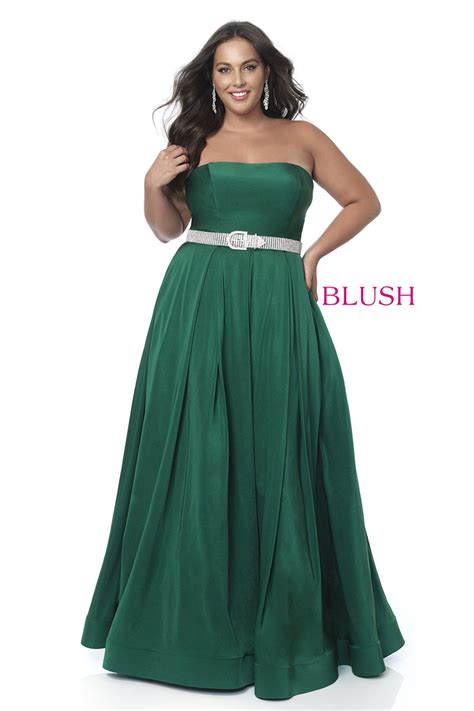 Blush W Plus Size Prom 11960w Kimberlys Prom And Bridal Boutique