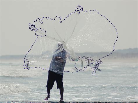 Jshanmei Fishing Cast Net With Heavy Duty Sinker Weights Fishing Throw