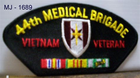 Us Army 44th Medical Brigade Vietnam Veteran With Ribbons
