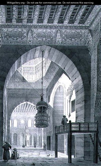 Interior Of The Mosque Of Kaid Bey Plate 55 From Monuments And