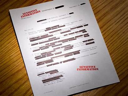 Document Documents Redacted Sensitive Getty Secret Data