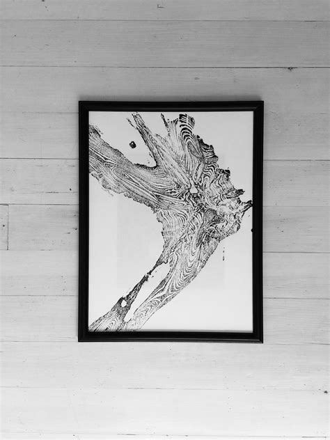 Glacier National Park Tree Ring Art Print 12x16 Woodcut Print Tree