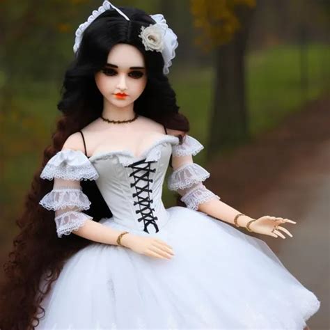 A Woman Turned Into A Doll Wearing A Very Detailed OpenArt