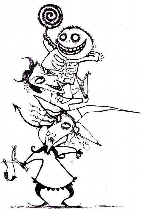 Print Disney Coloring Pages Plus Nightmare Before C Nightmare Before