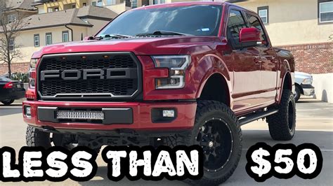Best Mods And Upgrades For Less Than 50 For 2015 2017 F150 Youtube