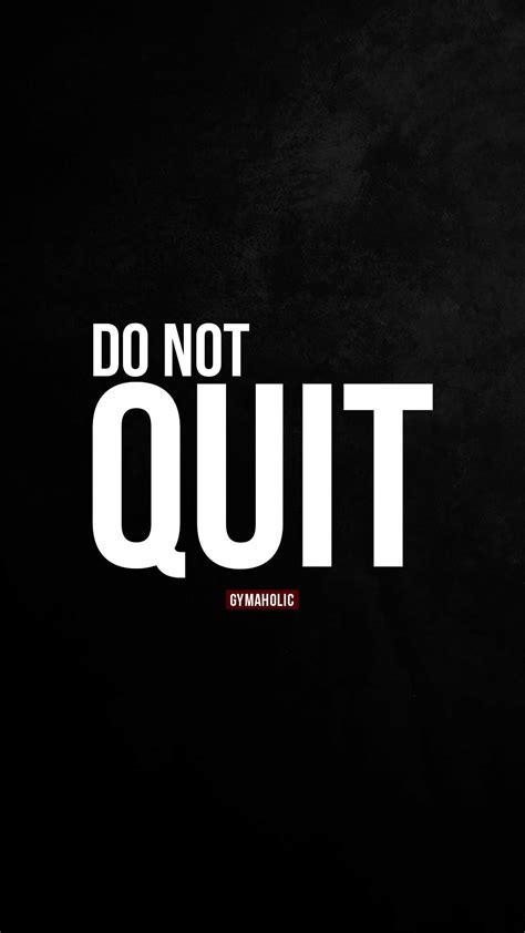 Do Not Quit Gymaholic Fitness App