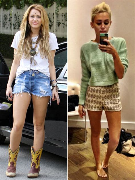 Miley Cyrus Before And After Weight Gain