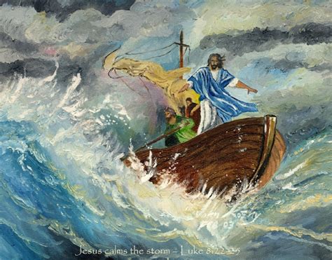 Jesus Calms The Storm Painting At Explore