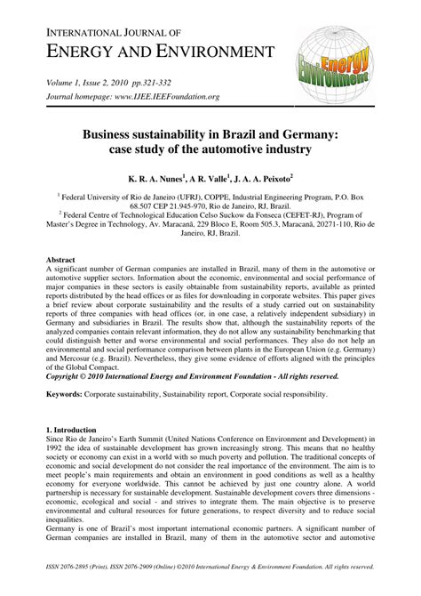 There is healthy competition between the major brands, with increasing levels of marketing. (PDF) Business sustainability in Brazil and Germany: case ...