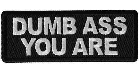 Dumb Ass You Are Patch By Ivamis Patches