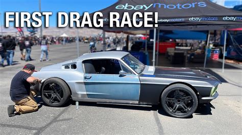 Mid Engine 67 Ford Mustang Fastback Pt 8 First Test Drive And Drag