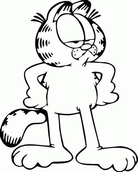 Below you will find garfield coloring pages which you can paint for your. Coloring Page Of Garfield Image Pdf