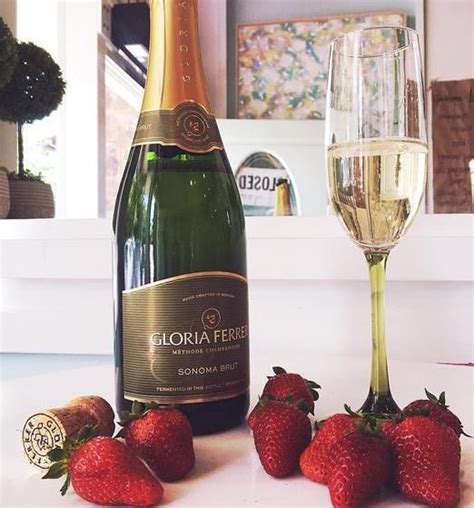 Sparkling Wine From Gloria Ferrer Winery In Sonoma California And