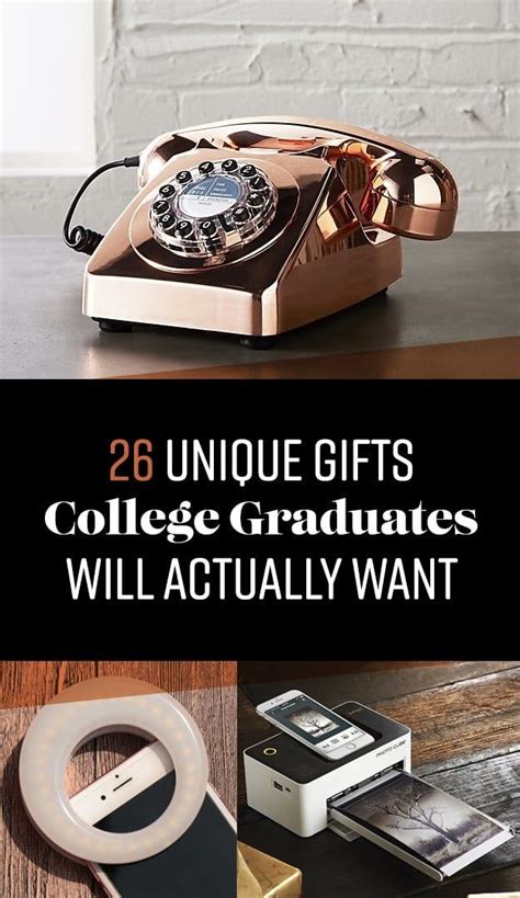 Help them outfit their dorm room for college! 26 Unique Gifts College Graduates Will Actually Want ...