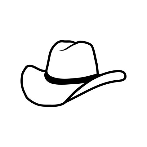 Cowboy Icons Western Style Cowboy Hat Icon Vector Design Illustration