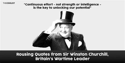 Rousing Quotes From Sir Winston Churchill Britain S Wartime Leader
