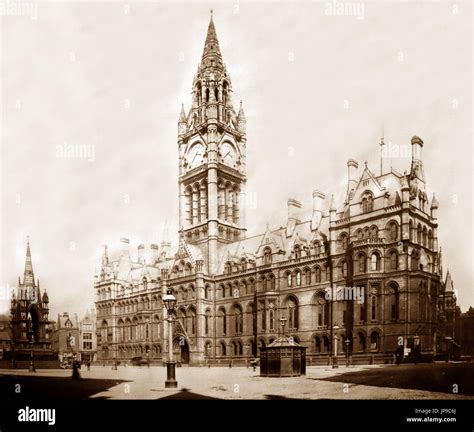 The Town Hall Manchester Victorian Period Stock Photo Alamy