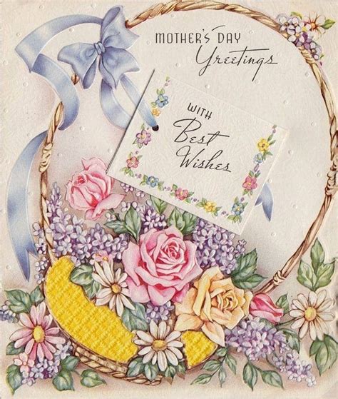 A Cheerful Collection Of 20 Vintage Mothers Day Cards Click Americana