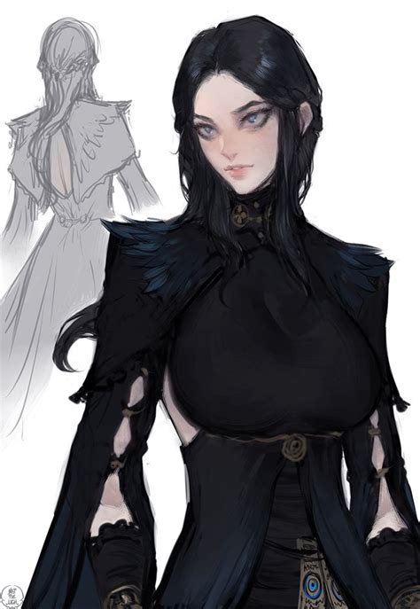 nat the lich on twitter character portraits female character design fantasy character design