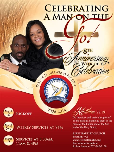 Free download Pastor Anniversary Background Church anniversary flyer
