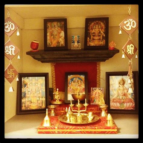 Space is a luxury in today's apartments; 152 best Pooja room ideas!! images on Pinterest | Diwali ...