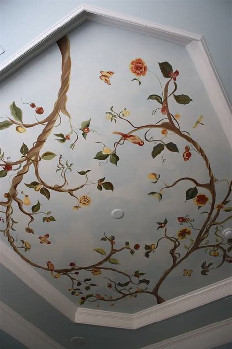 A Mural Idea I D Like To See On Your Ceiling When I M Over For A Coffee Mural Ceiling Murals