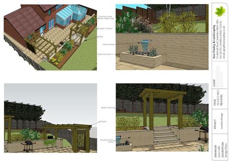 Sketchup Garden Design | Garden layout, Garden design, Landscape design