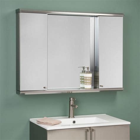 Single contemporary bathroom vanity mirror. 20 Photos Bathroom Vanity Mirrors With Medicine Cabinet ...