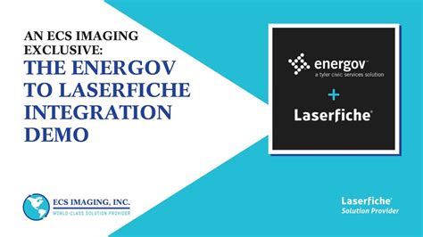 Tyler Energov And Laserfiche Integration Demo An Ecs Imaging Exclusive