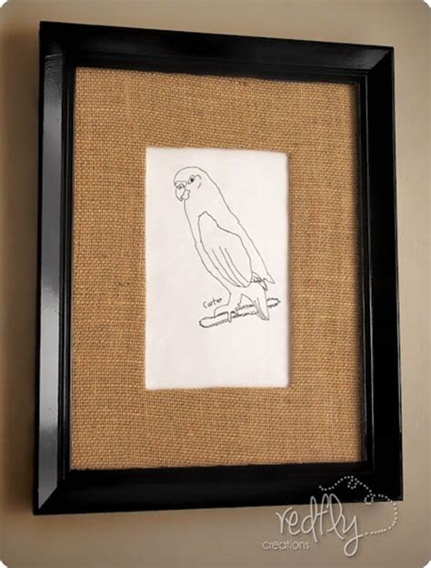 But, one thing is definitely certain: Burlap Matting Makes Art and Photo Frames Extra Special ...