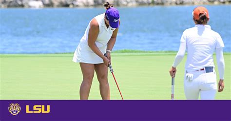 Lsu Womens Golf Team With Work To Do In Wednesdays Final Ncaa