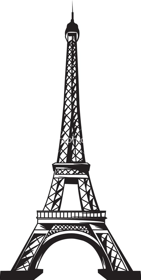 Communications tower, eiffel tower, sending out signals around the globe #74716 by xunantunich. Eiffel Tower Drawing | Free download on ClipArtMag