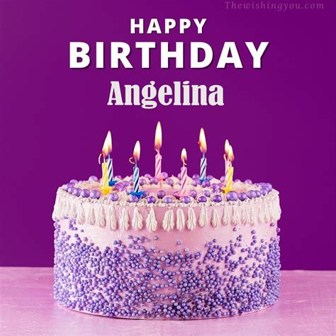 100 Hd Happy Birthday Angelina Cake Images And Shayari