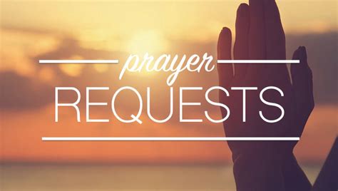 Prayer Requests First Ame Church